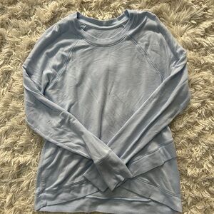 Athleta Light Blue Long Sleeve Tee